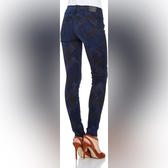 True Religion Casey Low Rise Super Skinny 26 Y2K Iconic Denim Jeans - Picture 12 of 16